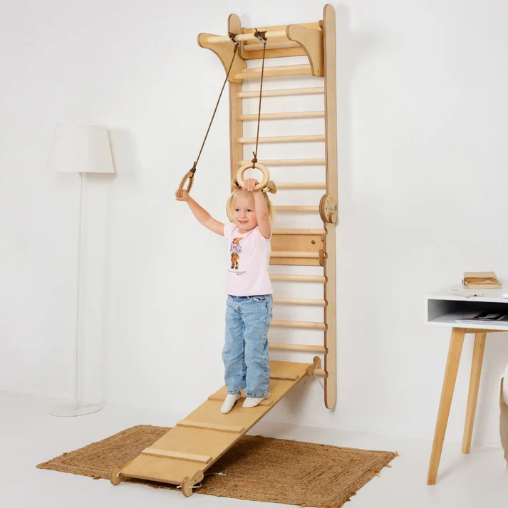 3in1-wooden-swedish-wall-climbing-ladder-for-children-swing-set-slide-board-9732