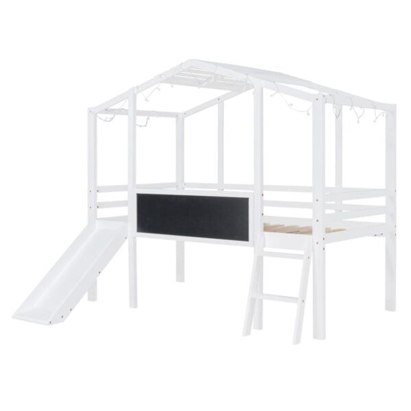 House shape kids loft bed