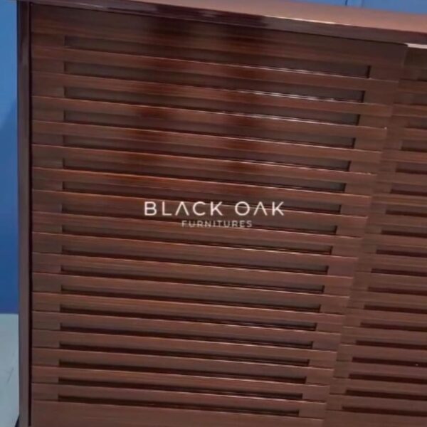 Oak shoe storage rack